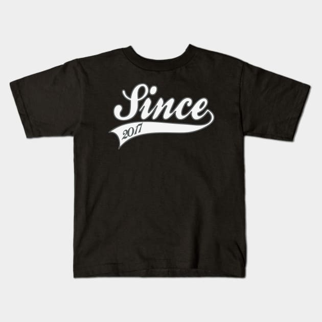 Since 2017 Kids T-Shirt by wamtees